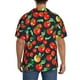 thumbnail image 3 of Fotbe Tomatoes Camisa Estampada de Manga Corta para Hombre, Casual de Verano, Estilo Playero, Sin Arrugas-4X-Large, 3 of 5