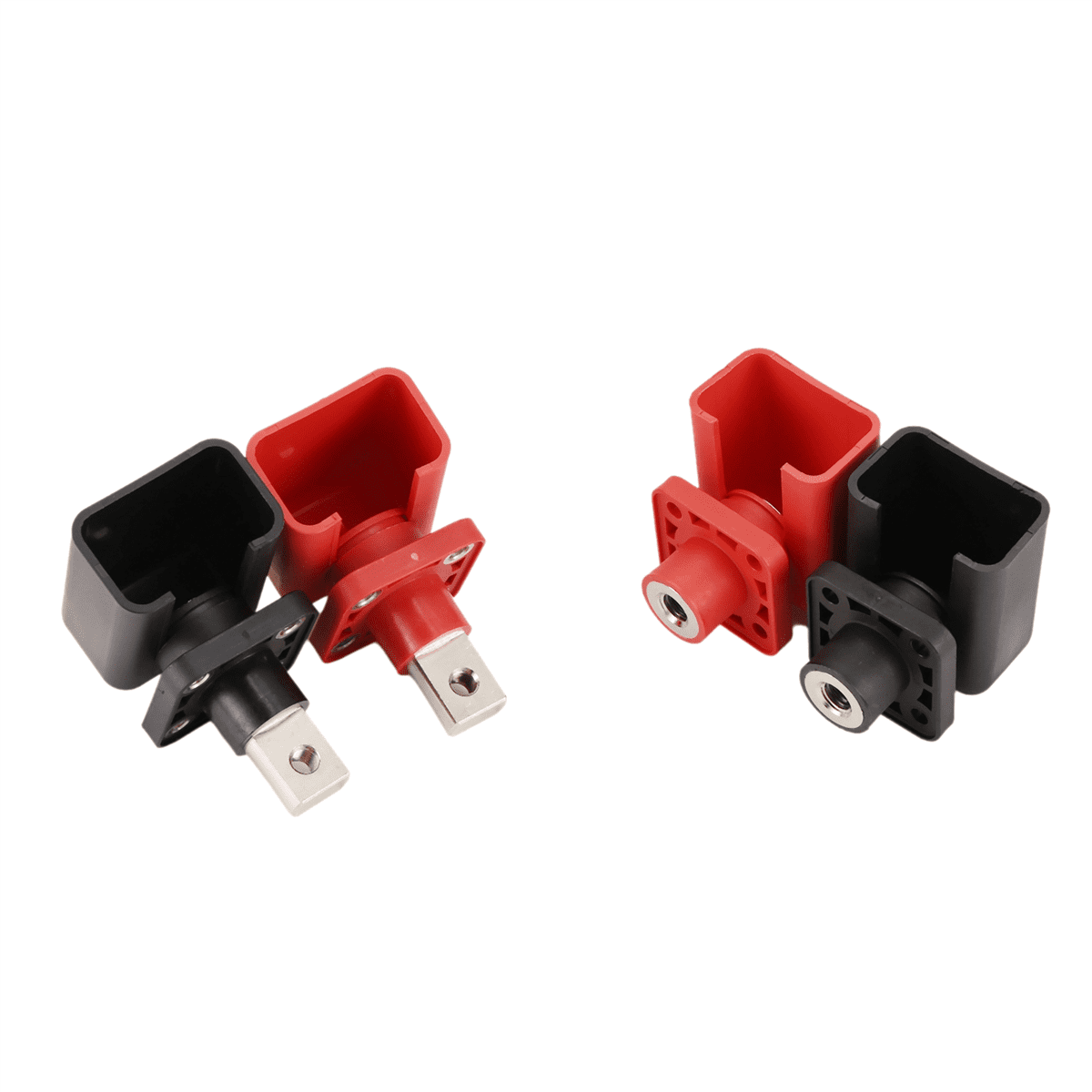 200A AllCopper Lithium Battery Terminal Block High Current Energy Inverter Plug Wall Mounted Type Storage Connector 4PCS