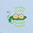 thumbnail image 2 of CafePress - TWO GIFTS FROM GOD Body Suit - Baby Light Bodysuit, Size Newborn - 24 Months, 2 of 4