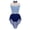 Blue&Navy Blue, variant on YiZYiF Girls Sparkly Figure Skating Dress Mesh Skirt Ballet Leotard Lyrical Dance Clothes Dark Green 10