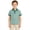 66#Dark Green, variant on Kids' Short Sleeve Casual Polo Top Striped Weekend Polo Shirt Youth Collared Top