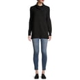 thumbnail image 5 of Time and Tru Women's Cowl Neck Tunic Sweater, 5 of 6