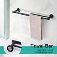 thumbnail image 5 of 5 Pieces Bathroom Hardware Set Stainless Steel Wall Mount Bathroom Accessory Towel Bar Set, 5 of 9