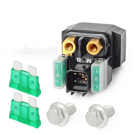 Solenoid Starter Relay Compatible with Yamaha Grizzly 550 Grizzly 700 2007-2021 Kodiak 700 2017-2021 3B4-81940-00