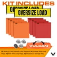 thumbnail image 5 of VULCAN Oversize Load Banners, Flags and Magnets Kit, 2 Stretch Cord Oversize Load Banners, 4 Magnets, 4 Red Flags, 4 Orange Flags, and Bag, 5 of 7