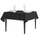 thumbnail image 3 of Linentablecloth Mantel Cuadrado De Poliéster De 54 Pulgadas, Color Negro, 3 of 4