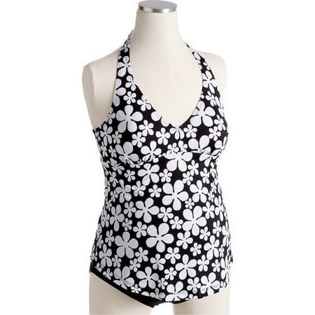 Maternity 2-Piece Daisy Halter Tankini