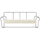 thumbnail image 4 of de asiento de sofá blanca, funda de sofá, funda de cojín, funda de almohada, funda de muebles, funda de silla impermeable, fácil de 4 plazas Yotijar Funda de cojín para sofá, 4 of 7