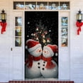 thumbnail image 1 of Festive Holiday Party Tapestry Door Cover for Seasonal Celebrations and Home Decorations with Elegant Designs, 1 of 5