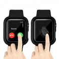 thumbnail image 4 of YSTINNG 2 Pack Hard PC Case with Tempered Glass Screen Protector for Apple Watch Series 8/7 Ultra-Thin Scratch Resistant A311-001, 4 of 4