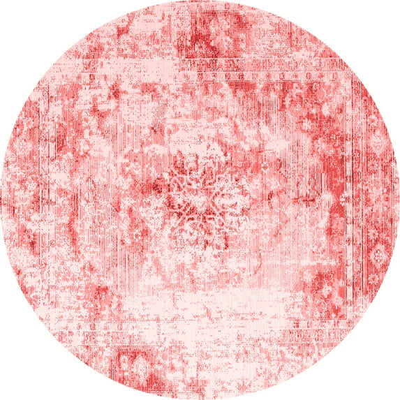 Ahgly Company Indoor Round Persian Red Traditional Area Rugs, 5' Round