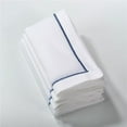 thumbnail image 1 of Saro Lifestyle Embroidered Line Design Napkins (Set of 4), Sapphire, 20"", 1 of 1