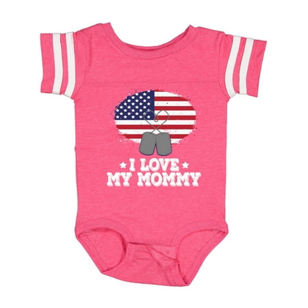 

Inktastic Military I Love My Mommy Gift Baby Boy or Baby Girl Bodysuit