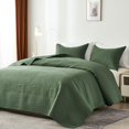 thumbnail image 2 of Juego de edredón Akkialla Queen Olive Green Ultrasonic, 2 of 7