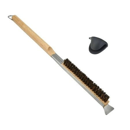 Effortless Cleaning with Pizza Oven Brush & Scraper – Heat-Resistant Tool! Effortless Cleaning with Pizza Oven Brush & Scraper – Heat-Resistant Tool!