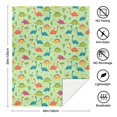 thumbnail image 5 of Cute Dinosaur Cartoon Pattern Soft Sherpa Fleece Throw Blanket, Warm Cozy Plush Blanket for Sofa Bed Couch, All Season, 40"x50", 5 of 5