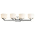thumbnail image 6 of Nuvo 60-4584 - Soho - 4 Light Vanity Fixture w/ Satin White Glass, 6 of 7