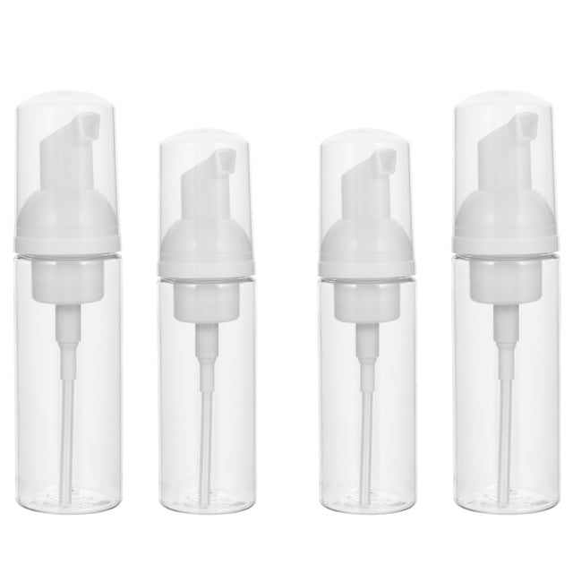 Phenofice 4pcs Handwash Bottle for Foam Generation White Plastic Home Use