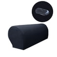 thumbnail image 2 of Yipa Anti-Slip Spandex Armrest Cover for Leather Sofa Stretchy Polyester Fabric Recliner Armchair Couch Slipcover Furniture Protector Black 2 Pair, 2 of 5
