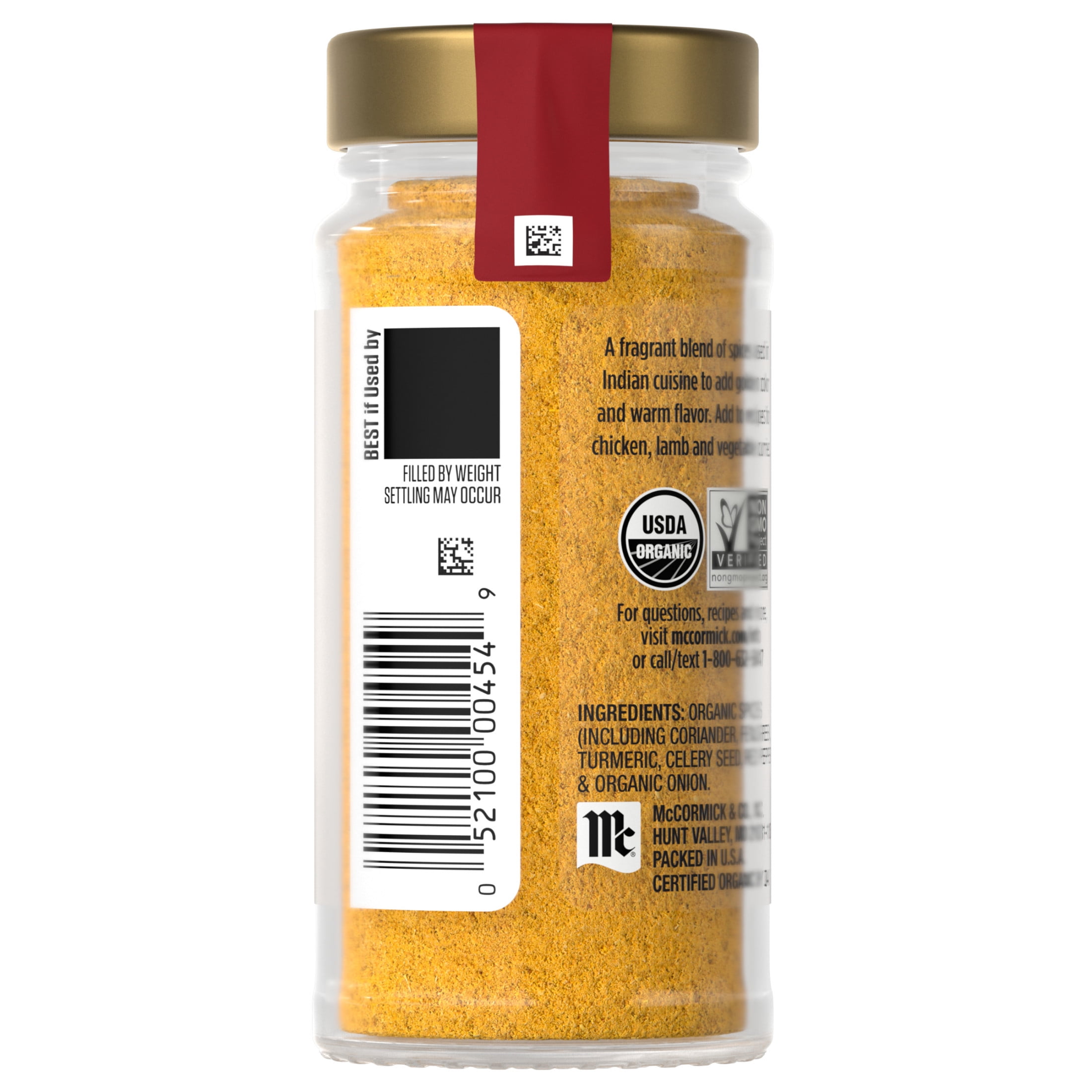 McCormick Gourmet Organic Ground Asian Dry Curry Powder, 1.75 oz