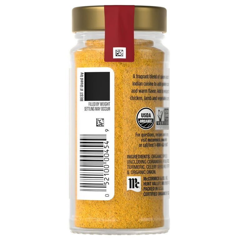 McCormick Gourmet Organic Ground Asian Dry Curry Powder, 1.75 oz