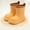 Yellow, variant on Girls Boots Rain Boots For School And Outdoor Activities Durable Shoes For Kids Rain Shoes Cute Basic Shoes 3-3.5 Years Yellow
