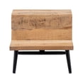 thumbnail image 3 of Linon Julian Wood and Iron Bed Step Stool in Black, 3 of 17