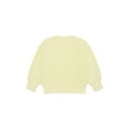 thumbnail image 7 of Laughing Child Soft Mink-Brushed Space-Themed Fuzzy Sweatshirt for Kids with Exposed Faux Fur Detail and Playful Alien Characters for Everyday Wear, 7 of 7