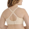 thumbnail image 2 of Vanity Fair Womens Sports Full Figure Wirefree Bra, 40D, Damask Neutral, 2 of 2
