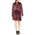 thumbnail image 2 of Michael Kors Robe Courte en Velours pour Femme, Violet, Petite, PL, 2 of 2
