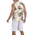 thumbnail image 5 of Rocae Flying Butterflies-1 for Men's Basketball Jersey Lightweight and Breathable Athletic Tank Top,Quick-Drying Sports Jersey, 5 of 9