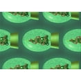 thumbnail image 1 of Ahgly Company Machine Washable Indoor Rectangle Transitional Medium Forest Green Area Rugs, 5' x 7', 1 of 7