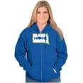 thumbnail image 4 of Visit South Dakota Home State Travel Zip Up Hoodie Men's Women's Brisco Brands M, 4 of 6