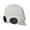 White, variant on Riforla Winter Warm Daily Fashionable Elastic Casual Slouchy Hat Suitable for Man and Woman Bomber Hats Black