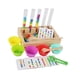 thumbnail image 5 of Rainbow Clip Bead Puzzle, juego de mesa, juguetes sensoriales preescolares, bolas de arco iris de madera en tazas para niños, 5 of 9