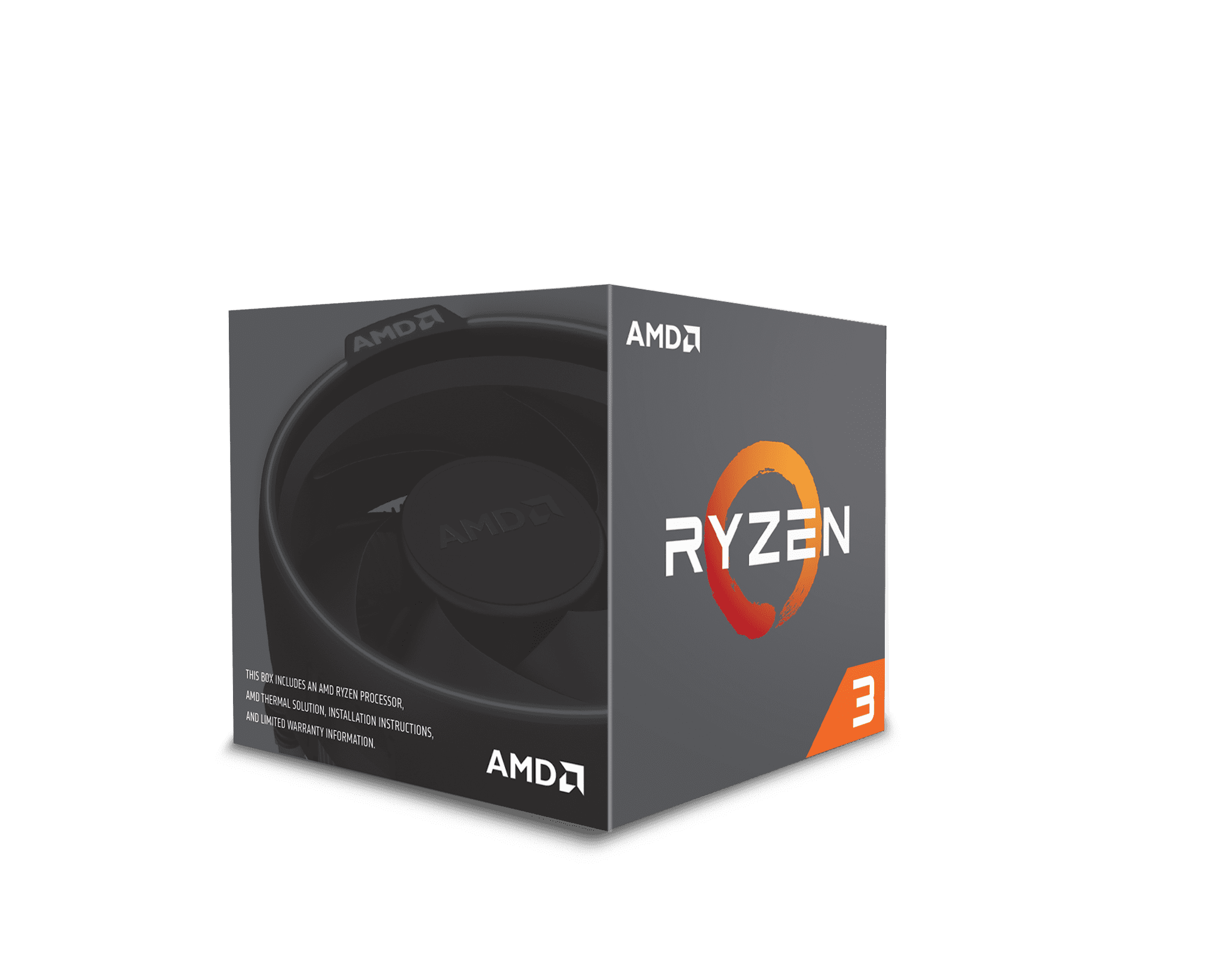 AMD YD130XBBAEBOX RYZEN 3 1300X 4-Core 3.5 GHz Processor / Wraith 