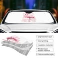 thumbnail image 3 of Yiaed Flamingo Print Car Windshield Sunshade Front Auto Car Front Window Sun Shade Foldable Sun Visor Shield Cover Auto Accessories for Sedan SUV Truck-Medium, 3 of 5