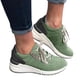 thumbnail image 2 of Zapatos para mujer, zapatillas deportivas informales de suela gruesa y transpirables, cómodas y ortopédicas, para correr y botas vaqueras., 2 of 4