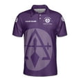 thumbnail image 2 of Customized Cryptic Masonry Royal and Select Master Men's Polo Shirt S-5XL, 2 of 5