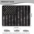 thumbnail image 7 of HUISEFOR Black American Flag Car Trunk Mat Non-Slip All Weather Trunk Protection Cargo Liner Anti-Scratch Full Protection Universal Fit for Most Vehicle, 7 of 7