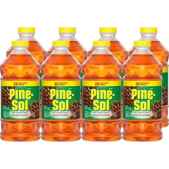 (8 pack) Pine-Sol Multi-Surface Floor Cleaner, Original, 40 Fluid Ounces