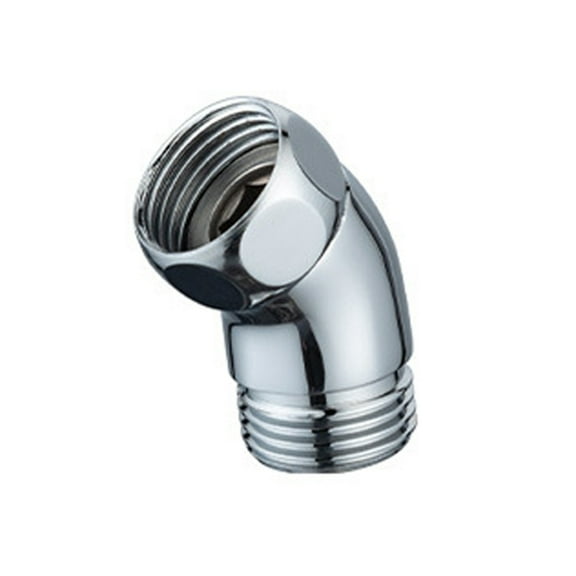 45 Degree Shower Arm Pipe Connectors for Handheld Shower Head Stainless Steel Elbow Adapter with Polished Chromes