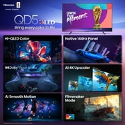 Hisense 98QD5030G 98 inch QD5030G 4K UHD QLED TVs with Remote, 1 Pack
