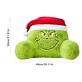 thumbnail image 2 of Green Monster Character Hug Pillow Plush, A Quirky & Cute Toy with Supremely Soft Comfort, Ideal as a Festive Cuddle Bolster & Playful Decor Accent, Signature Green, 2 of 5