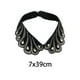 thumbnail image 4 of Blusa con Solapa desmontable Yinane con Cuentas a Mano Moda Informal Negro, 4 of 8