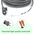 thumbnail image 2 of Cable de alimentación para aspiradora Sxkxm de 11,9 m, 17/2 pulgadas, 12 amperios, compatible con aspiradoras Biessll y todas las aspiradoras verticales., 2 of 5