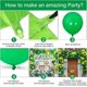 thumbnail image 4 of Toddler Jungle Theme Balloon Arch Kit for 2 Year Old Baby Boy Girl, Green Happy Birthday Banner Balloons Garland, Safari - 64pcs, 4 of 4