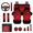 Bats, variant on Car Accessories, with Steering Wheel Cover Automobile Accessory Auto Seat Belt Cover Keychain Key Chain, Deer Flag Auto Accessory