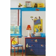 Curious George 24pc Self-stick Wall Accent Stickers Set