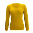 thumbnail image 4 of QASIEATN Sweaters for Graceful Women Fashion, Autumn and Winter Warm Top V Neck Base Long Sleeve T Shirt, Womens Fall Tops, 4 of 5